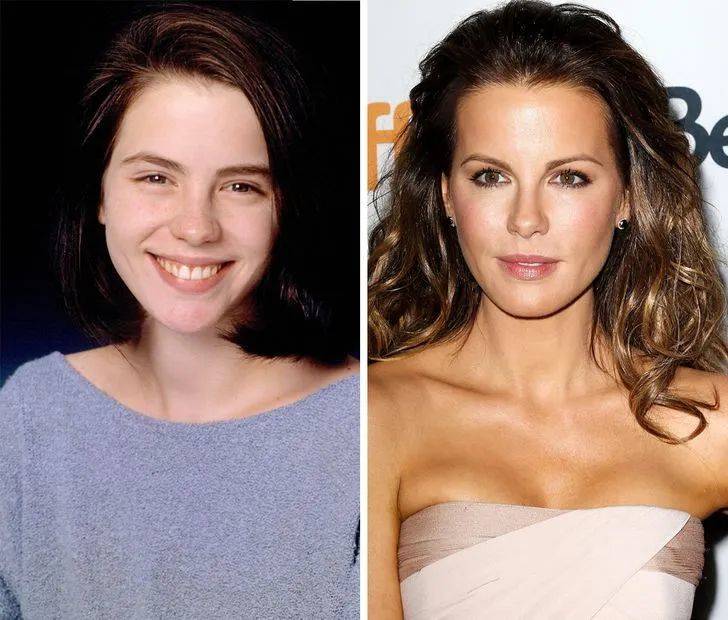 The beautiful Hollywood star was once just a normal looking girl（1）